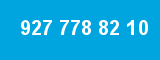 927 778 82 10 927 778 82 10